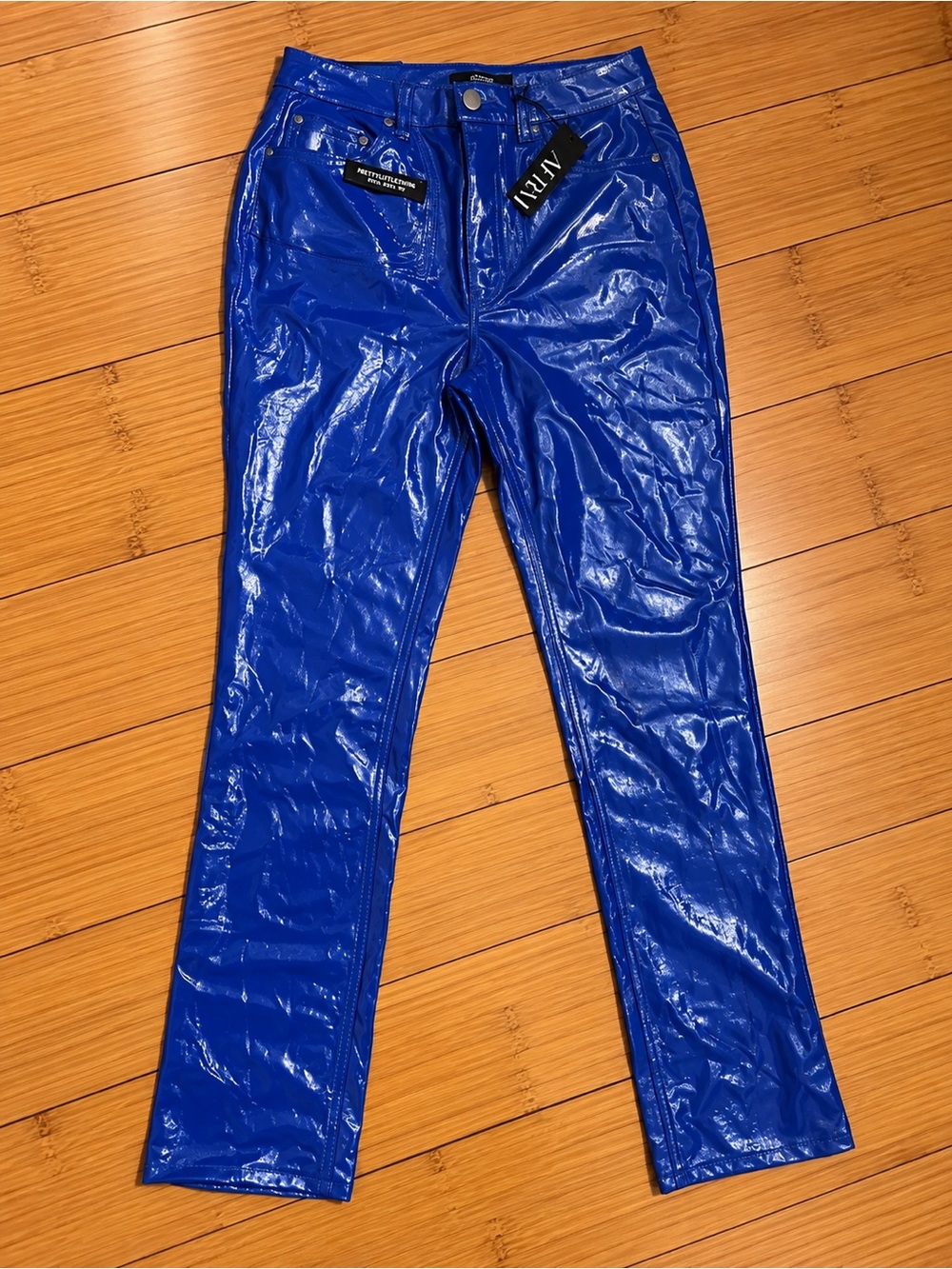 Royal Blue Vinyl Women's Pants